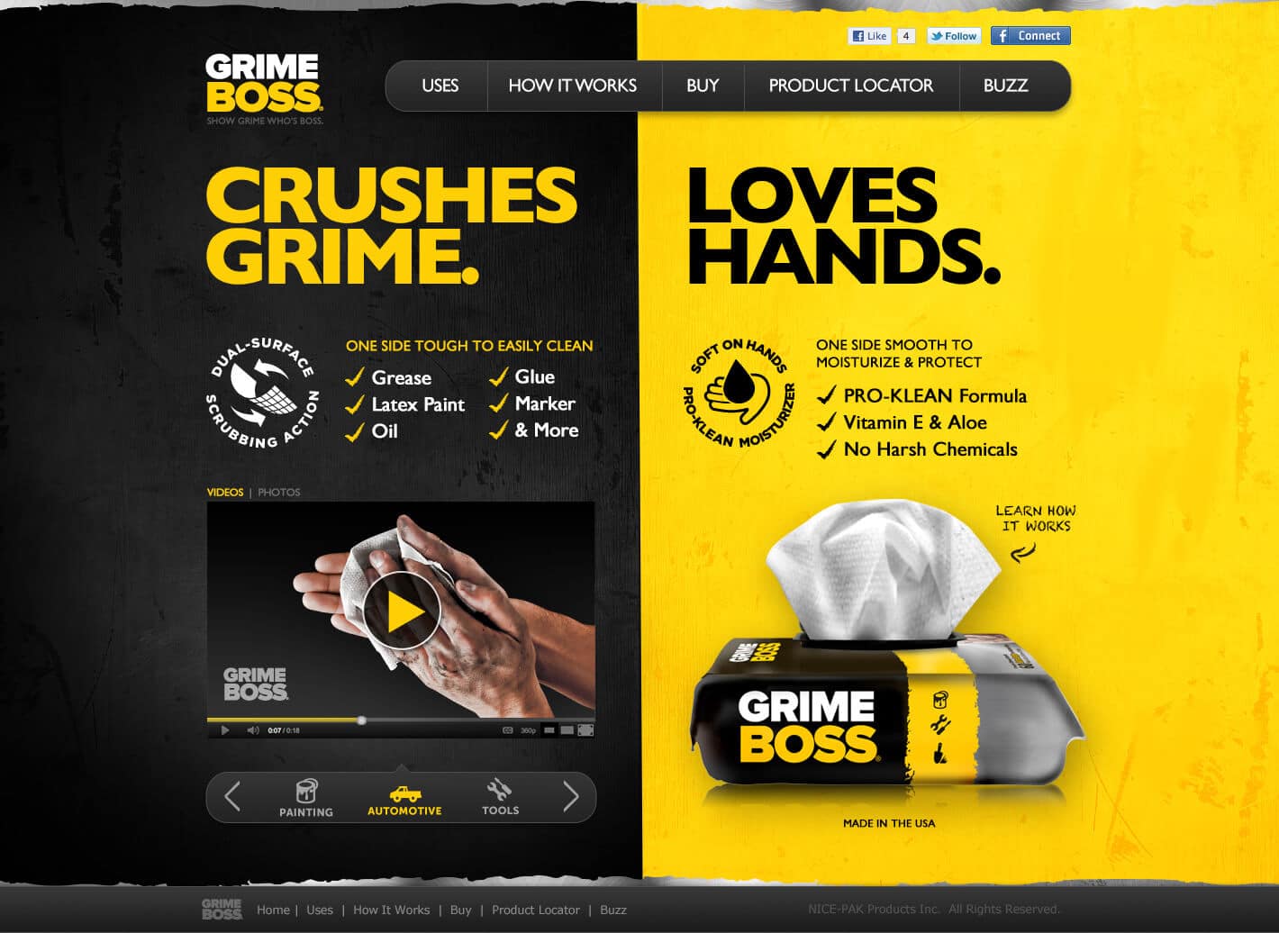 Grime Boss Website