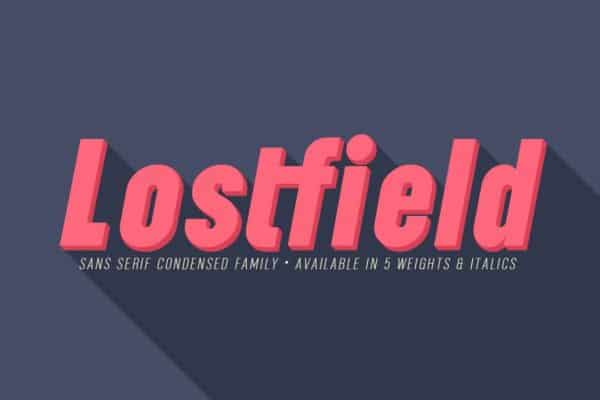 Lostfield Sans Font