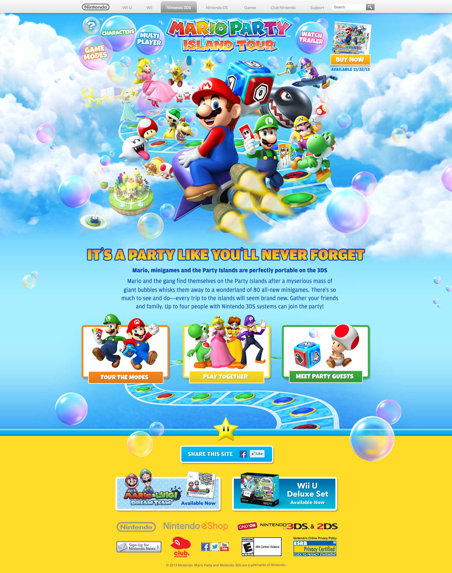 Mario Party Website