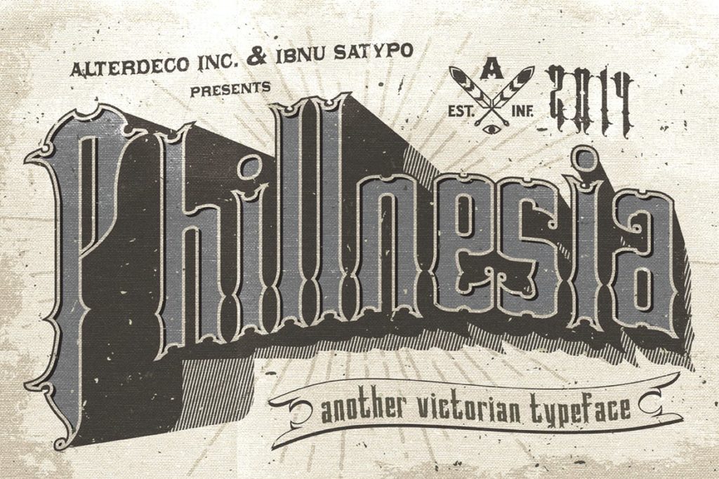 Phillnesia Typeface