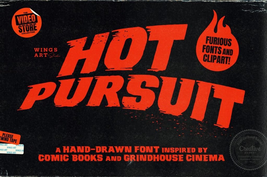 Show More Hot Pursuit- Grind-house Font