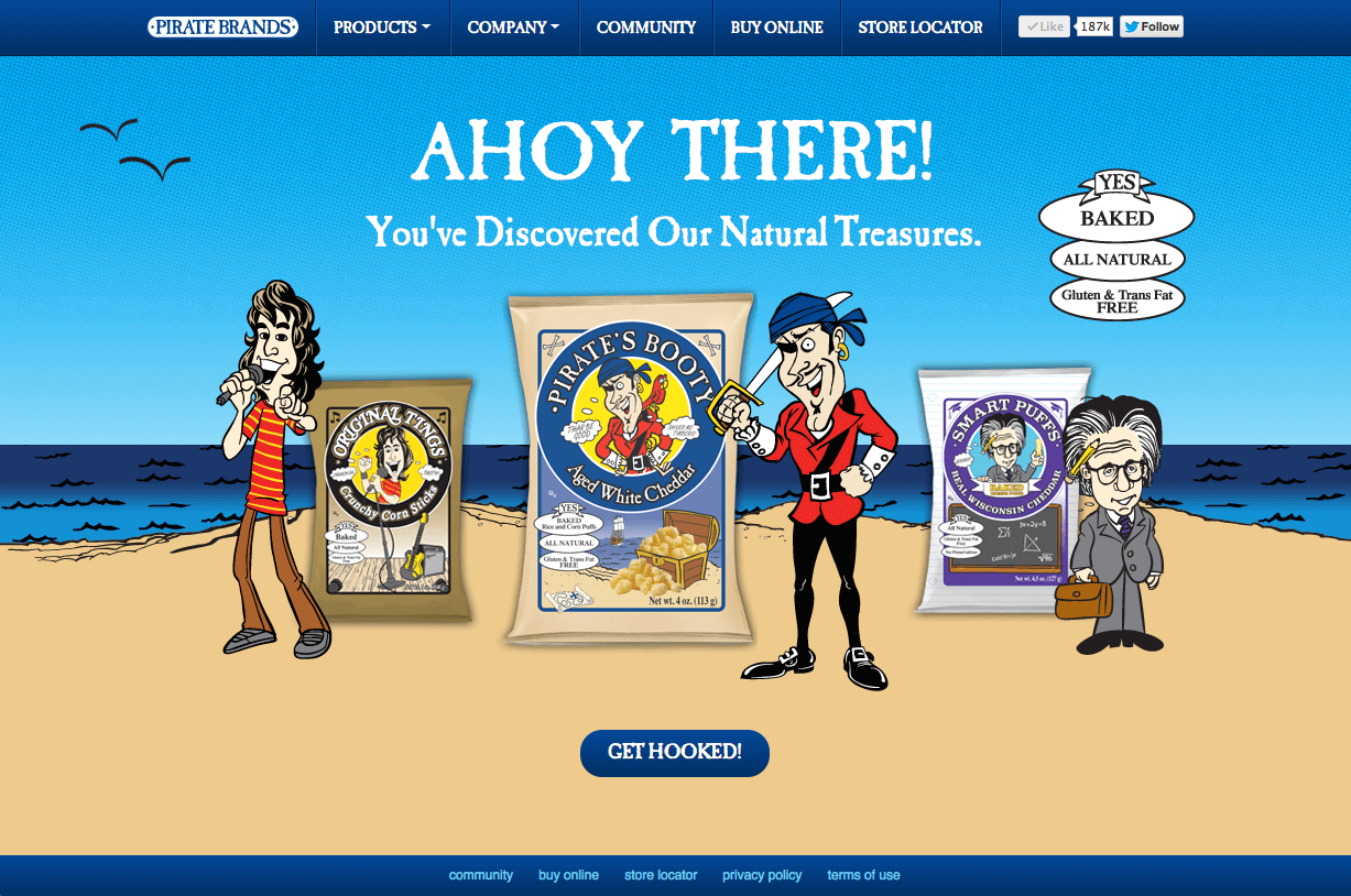 Pirates Booty Website