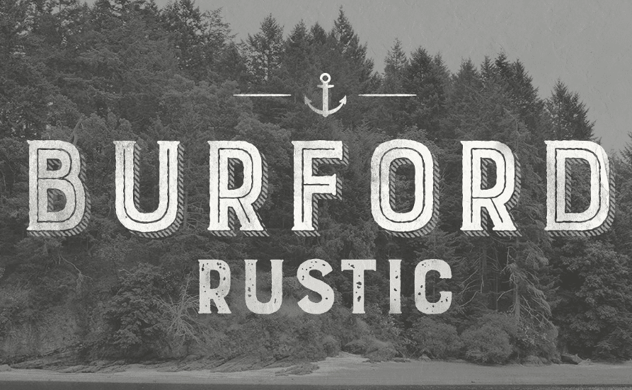 Burford Rustic Pro Font Family