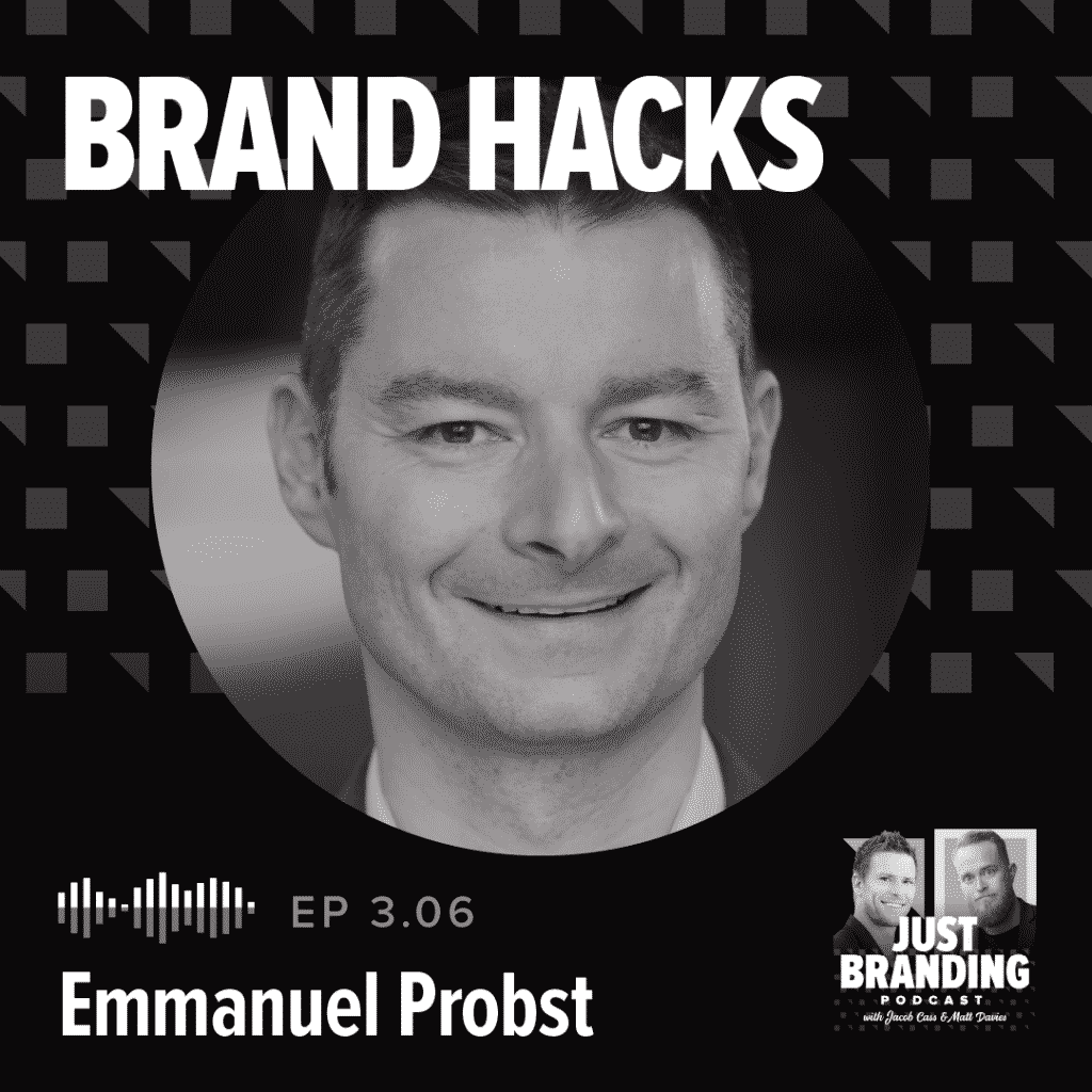 Emmanuel JUST Branding Podcast Cover
