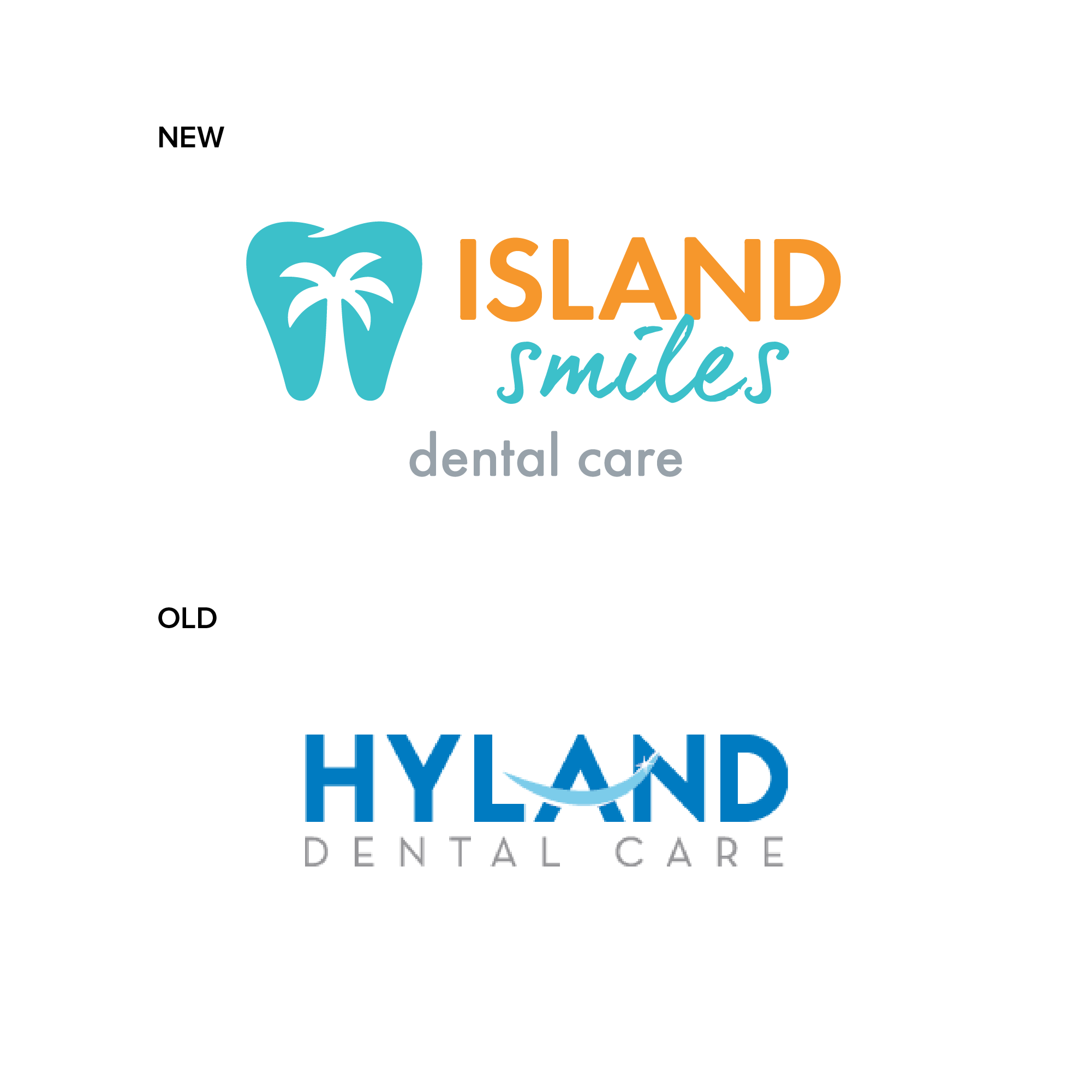 Before & After Dentist Logo Design