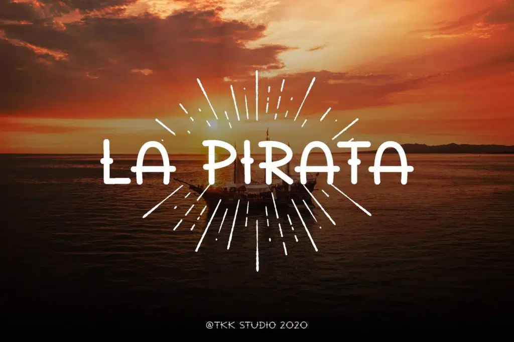 La Pirata - Vintage Tattoo Font