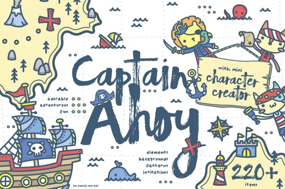 Captain Ahoy Pirate font