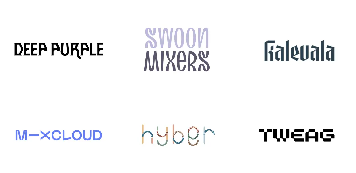 Logo Design Trends 2021 - Non-Trivial Fonts