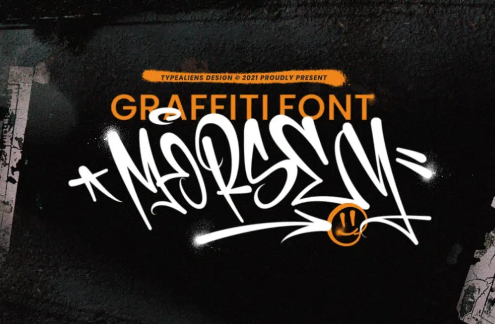 Morsey Graffiti font